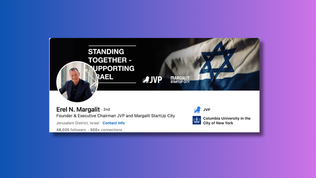 Erel N. Margalit
Founder & Executive Chairman JVP