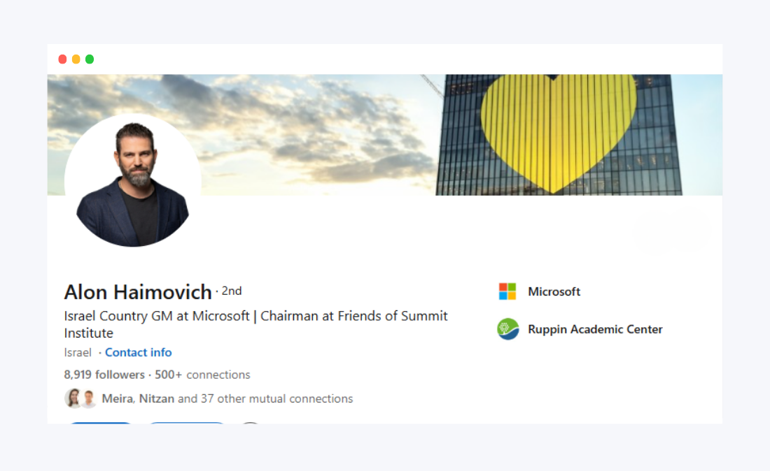 Alon Haimovich Microsoft